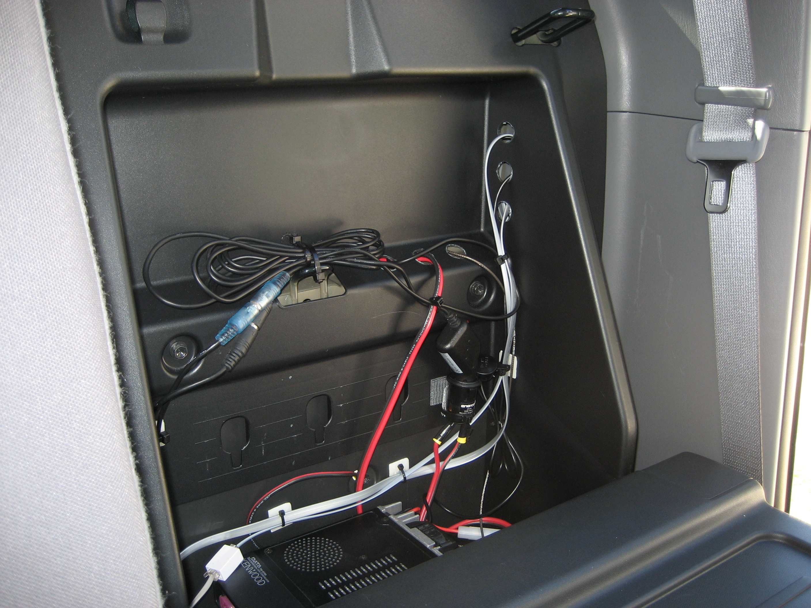 Fully Stocked Storage Compartment